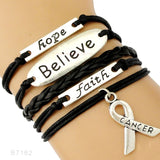 Believe Faith Hope Bracelets