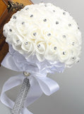 10pcs Real Touch & Silk Flowers Brooch Bouquet PACK- 019