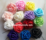 RERE ~ Silk & Real Touch Roses Brooch Bouquet or DIY KIT