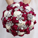 PACK01~ Build Your Bouquet Package Satin Roses Bouquet