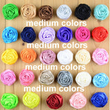 100pcs Deluxe Satin Roses DIY Bridal Bouquets SATIN-003