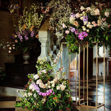 Wrought Iron Wedding Centerpiece Flower Tall Stands